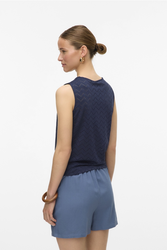 VMTHAS SL TIE TOP JRS GA VO 10328124 NAVY BLAZER